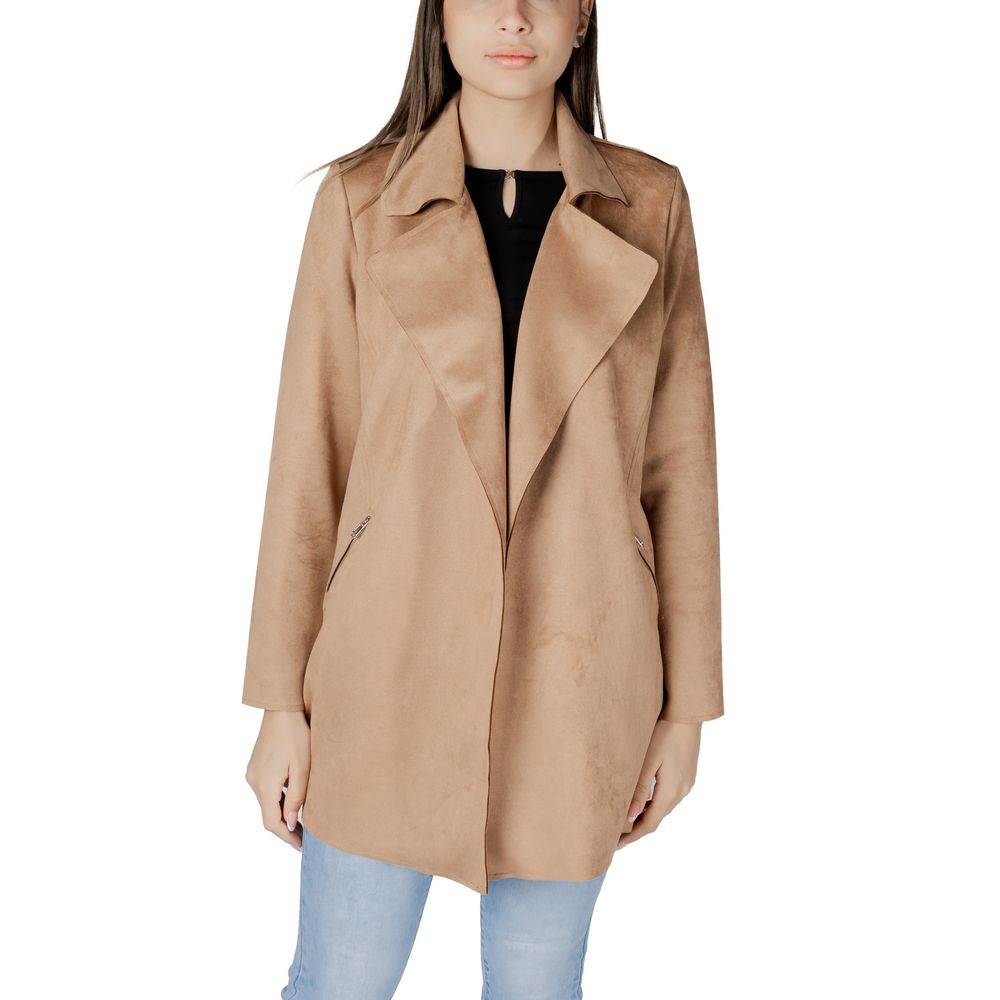 Street One Beige Polyester Jackets & Coat