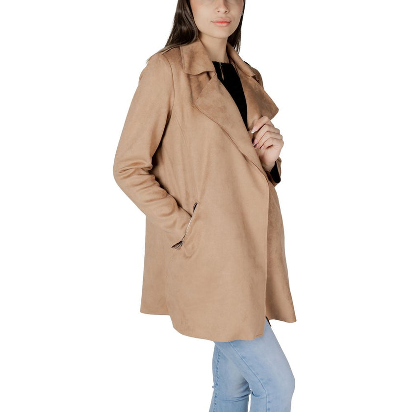 Street One Beige Polyester Jackets & Coat
