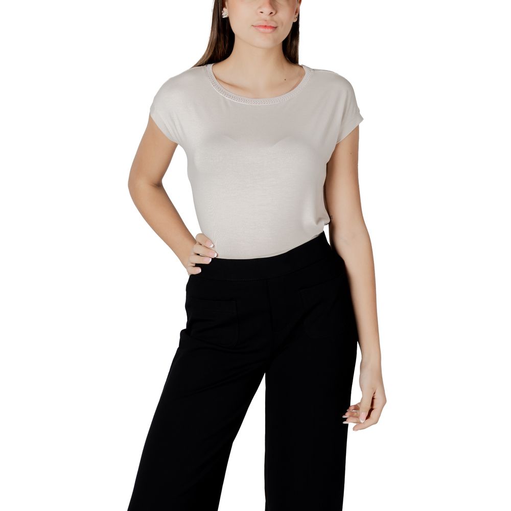 Street One Beige Viscose Tops & T-Shirt