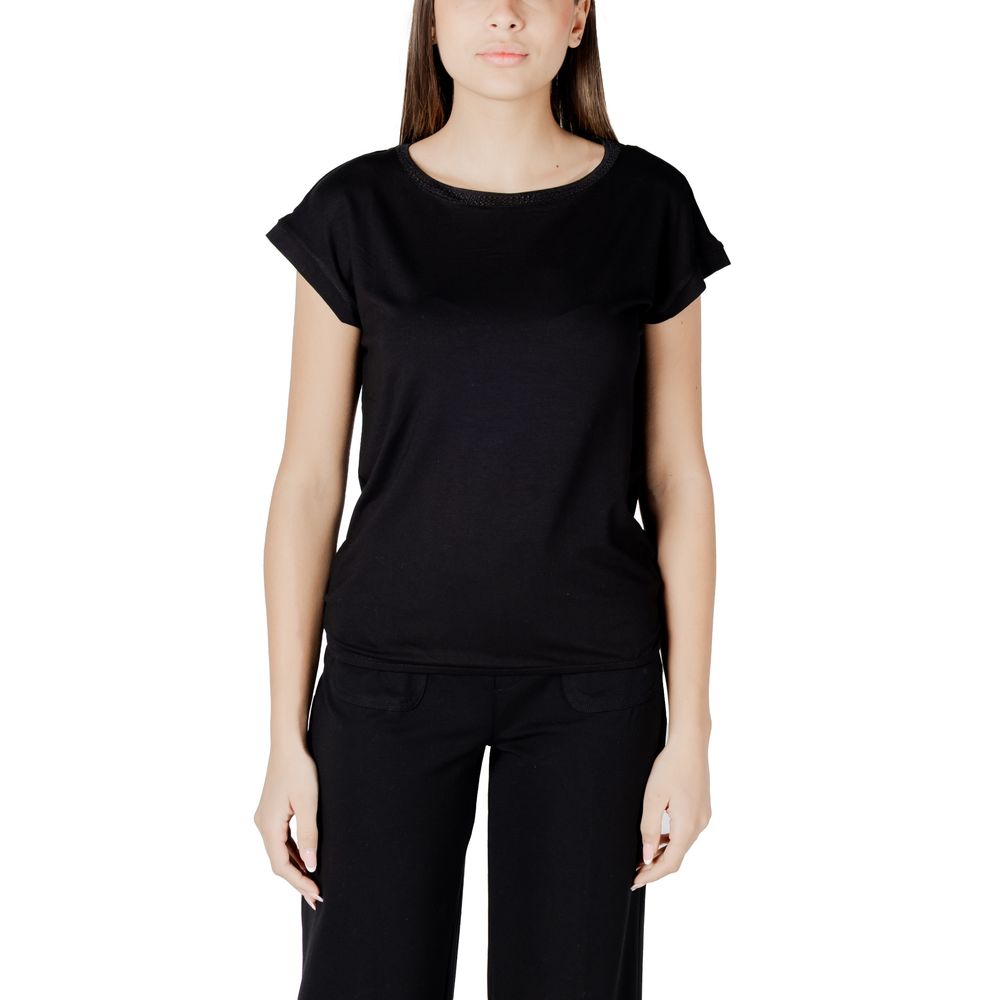 Street One Black Viscose Tops & T-Shirt