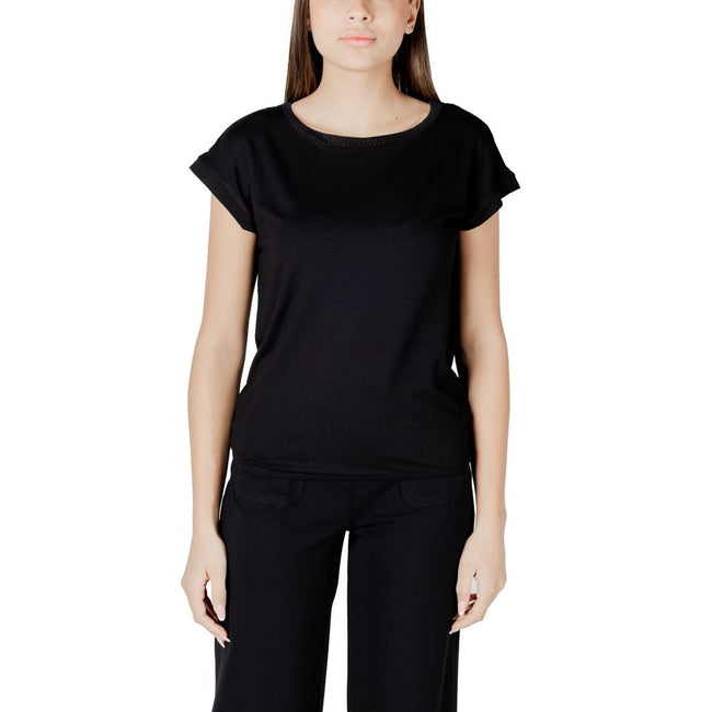 Street One Black Viscose Tops & T-Shirt