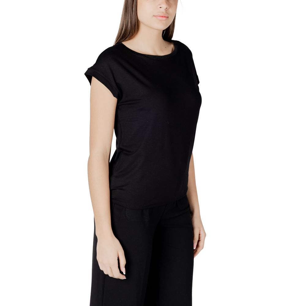 Street One Black Viscose Tops & T-Shirt