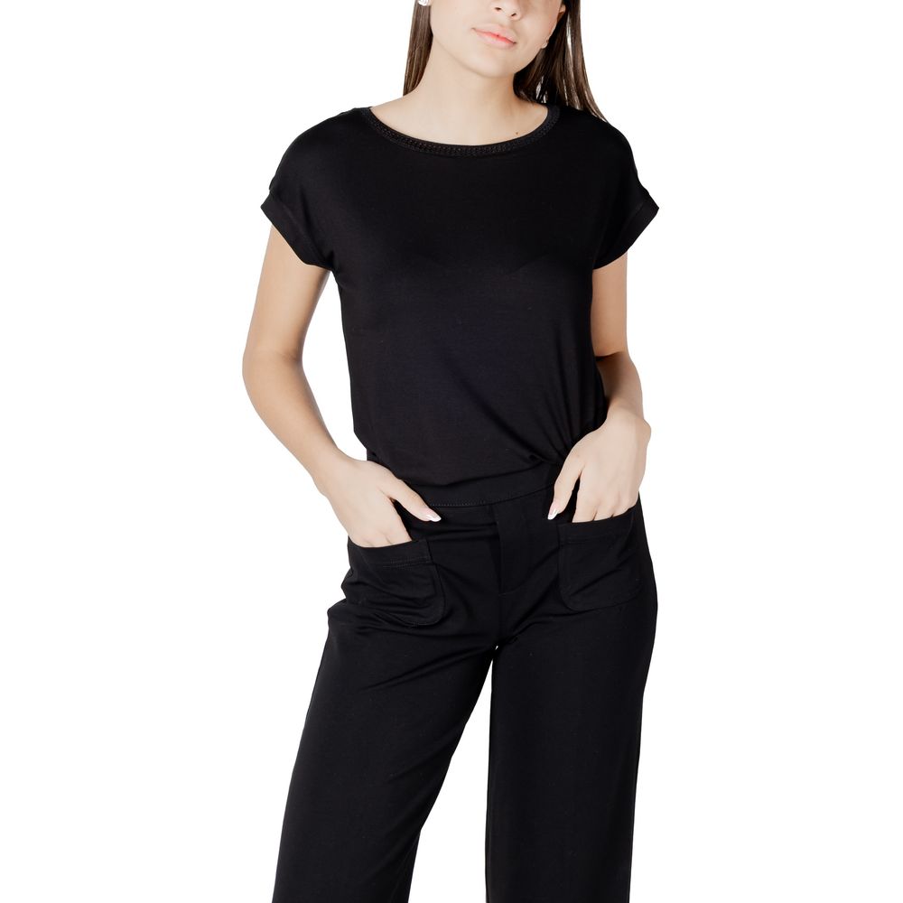 Street One Black Viscose Tops & T-Shirt