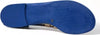 Dolce & Gabbana Blue Crystals Flats Sandals Beachwear Shoes