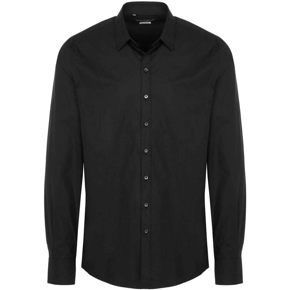 Dolce & Gabbana Black Cotton Shirt