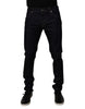 Dolce & Gabbana Black Cotton Stretch Men Skinny Denim Jeans