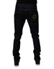 Dolce & Gabbana Black Cotton Stretch Men Skinny Denim Jeans