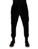 Dolce & Gabbana Black Cotton Jogger Men Sweatpants Pants