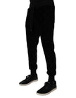 Dolce & Gabbana Black Cotton Jogger Men Sweatpants Pants