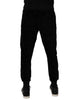 Dolce & Gabbana Black Cotton Jogger Men Sweatpants Pants