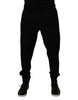Dolce & Gabbana Black Cotton Blend Jogger Sweatpants Pants