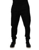 Dolce & Gabbana Black Cotton Blend Jogger Sweatpants Pants