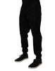 Dolce & Gabbana Black Cotton Blend Jogger Sweatpants Pants