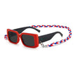 M Missoni Red Acetate Sunglasses