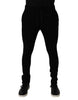 Dolce & Gabbana Black Cashmere Jogger Men Sweatpants Pants