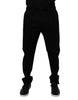Dolce & Gabbana Black Cotton Men Skinny Dress Formal Pants