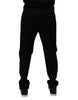 Dolce & Gabbana Black Cotton Men Skinny Dress Formal Pants