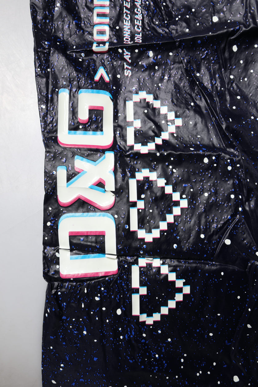 Dolce & Gabbana Dark Blue DG Game Print Cotton Jogger Pants