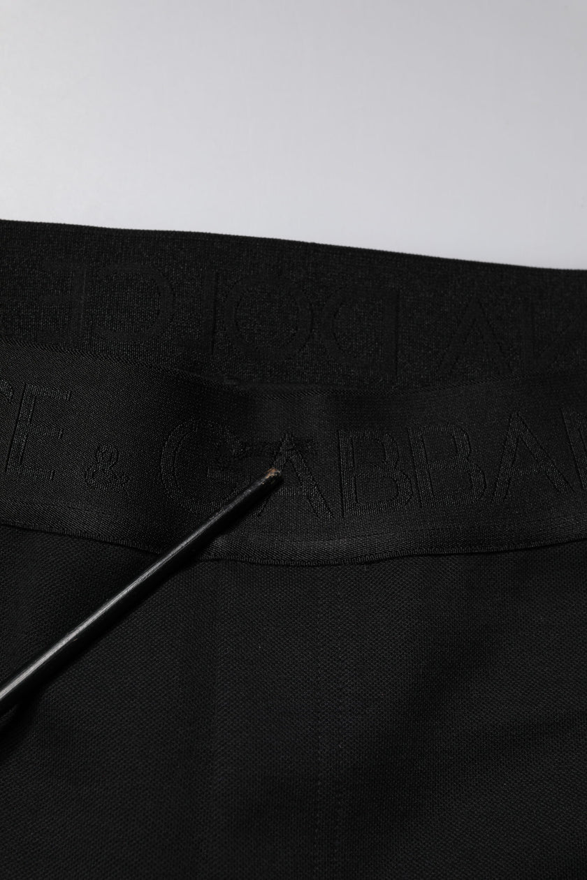 Dolce & Gabbana Black Cotton Jogger Men Sweatpants Pants