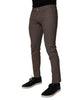 Dolce & Gabbana Brown Cotton Stretch Chino Pants