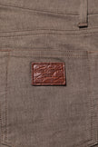 Dolce & Gabbana Brown Cotton Stretch Chino Pants