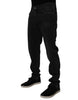 Dolce & Gabbana Black Cotton Stretch Slim Fit Men Denim Jeans