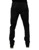 Dolce & Gabbana Black Cotton Stretch Slim Fit Men Denim Jeans