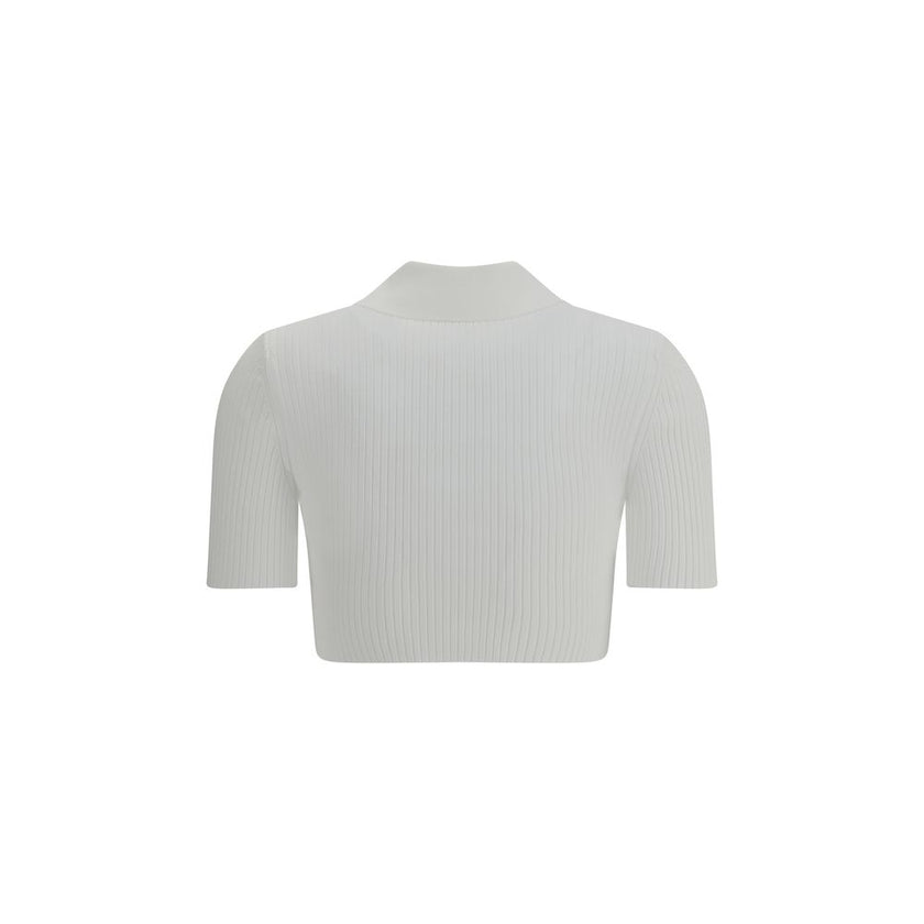 Courrėges Cropped Polo Shirt