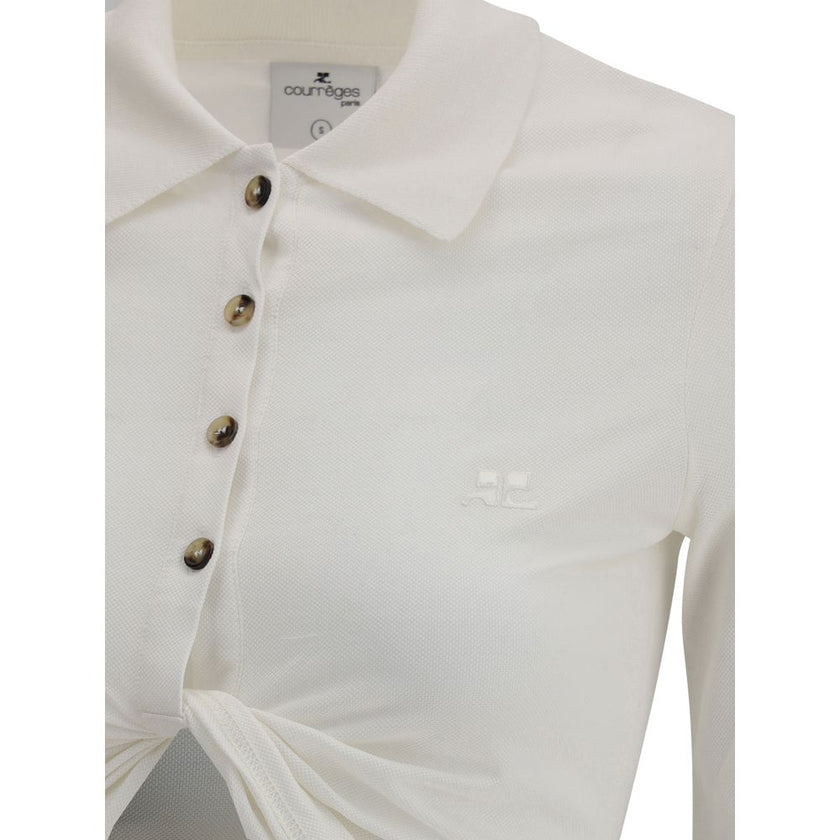 Courrėges Courrèges Polo with twisted detail