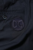 Dolce & Gabbana Dark Blue Cotton Bermuda Sweatshorts Shorts