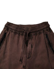 Dolce & Gabbana Brown Cotton Cargo Bermuda Sweatshorts Shorts