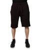 Dolce & Gabbana Bordeaux Cotton Bermuda Sweatshorts Shorts