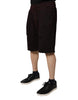 Dolce & Gabbana Bordeaux Cotton Bermuda Sweatshorts Shorts