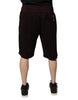 Dolce & Gabbana Bordeaux Cotton Bermuda Sweatshorts Shorts