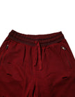 Dolce & Gabbana Bordeaux Cotton Bermuda Men Sweatshorts Shorts