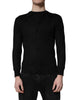 Dolce & Gabbana Black Cashmere Button Down Cardigan Sweater