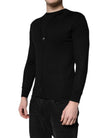 Dolce & Gabbana Black Cashmere Button Down Cardigan Sweater
