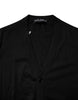 Dolce & Gabbana Black Cashmere Button Down Cardigan Sweater