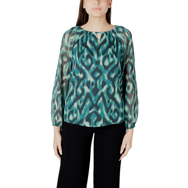 Street One Green Polyester Shirt