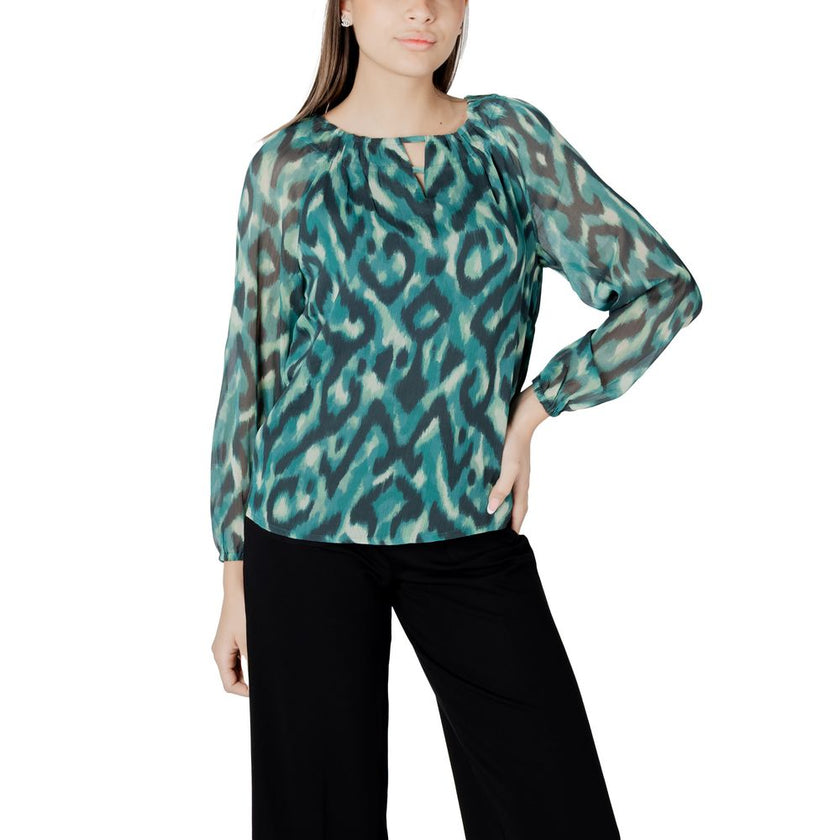 Street One Green Polyester Shirt