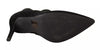 Steve Madden Black Suede Leather Stiletto Heels Boots Shoes