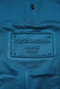 Dolce & Gabbana Blue Logo Cotton Men Polo Shirt T-shirt
