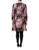 Dolce & Gabbana Pink Black Floral Brocade Trenchcoat Jacket