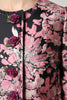 Dolce & Gabbana Pink Black Floral Brocade Trenchcoat Jacket