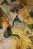Dolce & Gabbana Yellow Floral Print Silk Maxi Long Gown Dress