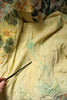 Dolce & Gabbana Yellow Floral Print Silk Maxi Long Gown Dress