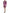 Dolce & Gabbana Metallic Fuchsia Floral Sheath Mini Dress