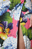 Dolce & Gabbana Multicolor Floral Side Slit Midi Dress