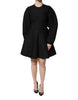 Dolce & Gabbana Black Cotton Long Sleeves A-line Mini Dress