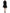 Dolce & Gabbana Black Cotton Long Sleeves A-line Mini Dress